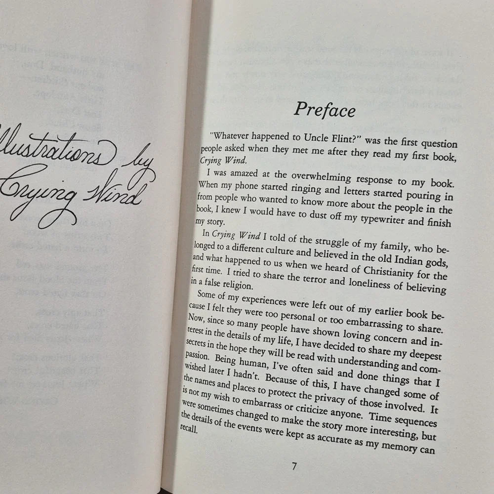 My Searching Heart by Crying Wind 1980 Hardcover w/ Dust Jacket